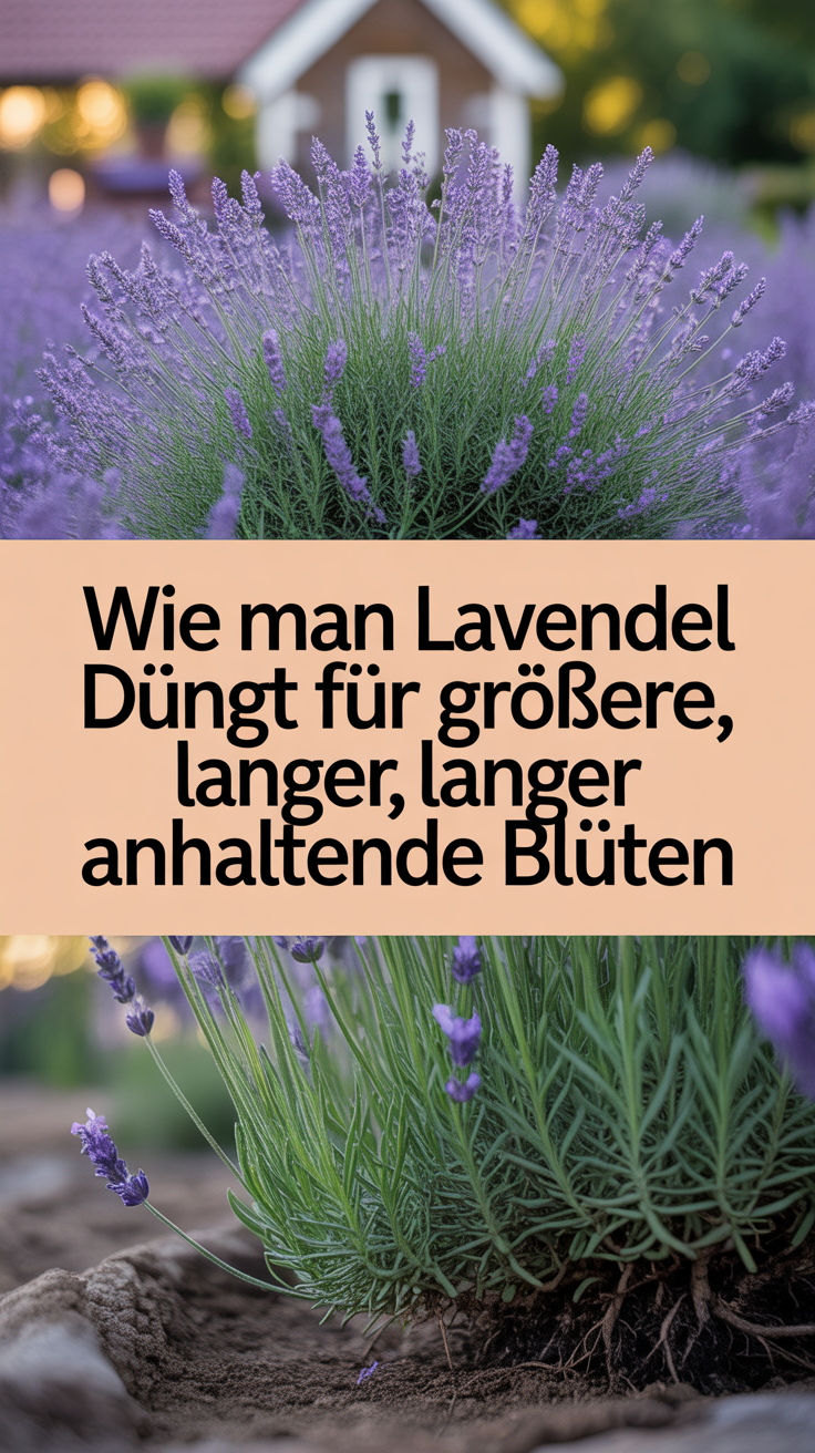 Wie man Lavendel düngt für größere, länger anhaltende Blüten