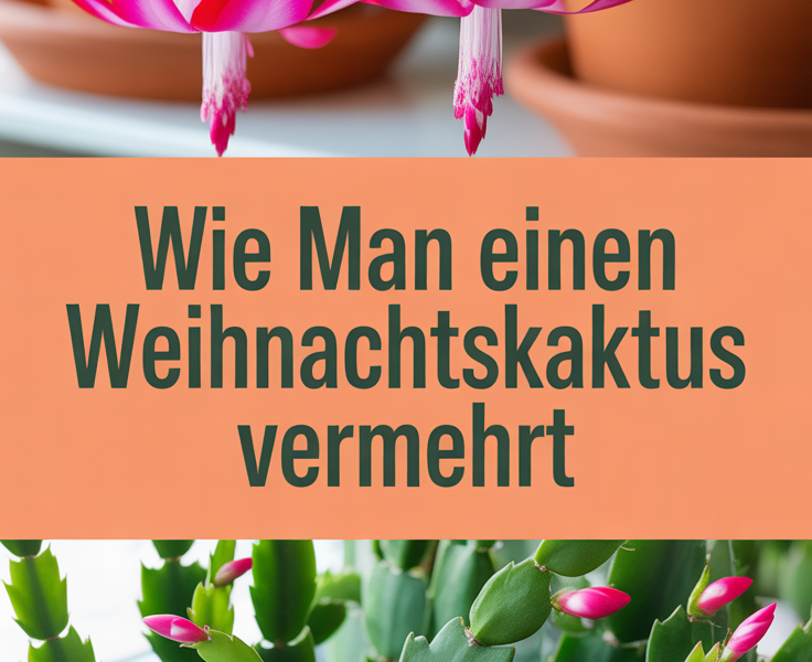 Wie man einen Weihnachtskaktus vermehrt