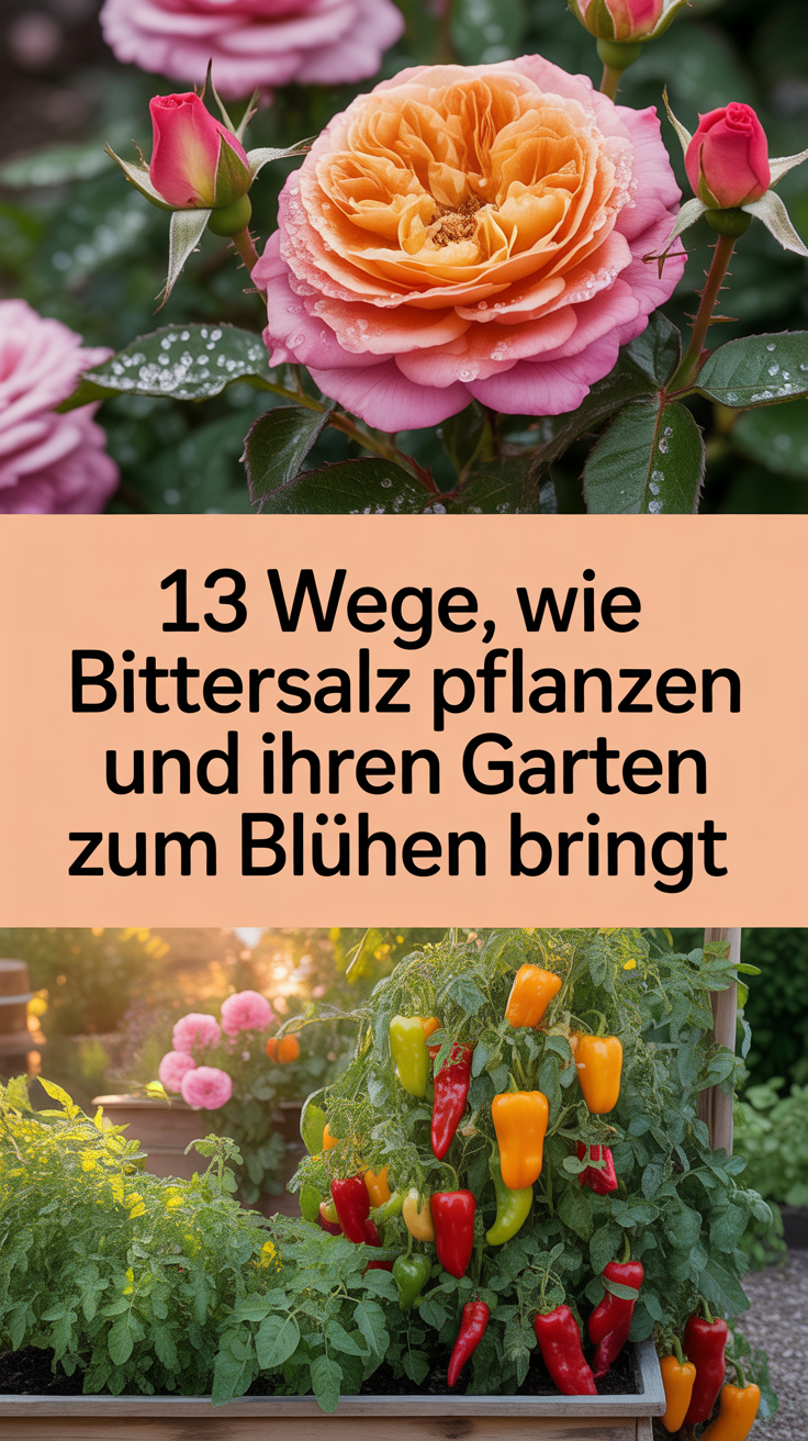 13 Wege, wie Bittersalz Pflanzen und Ihren Garten zum Blühen bringt