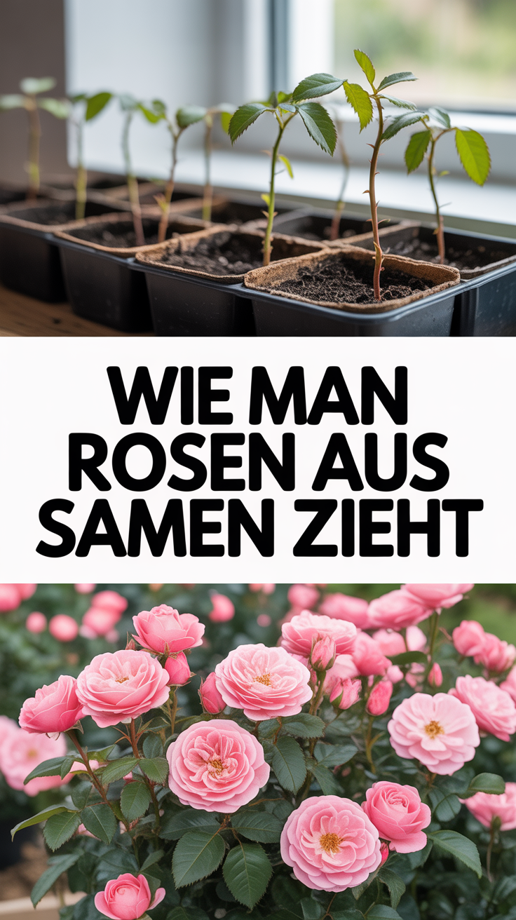 Wie man Rosen aus Samen zieht