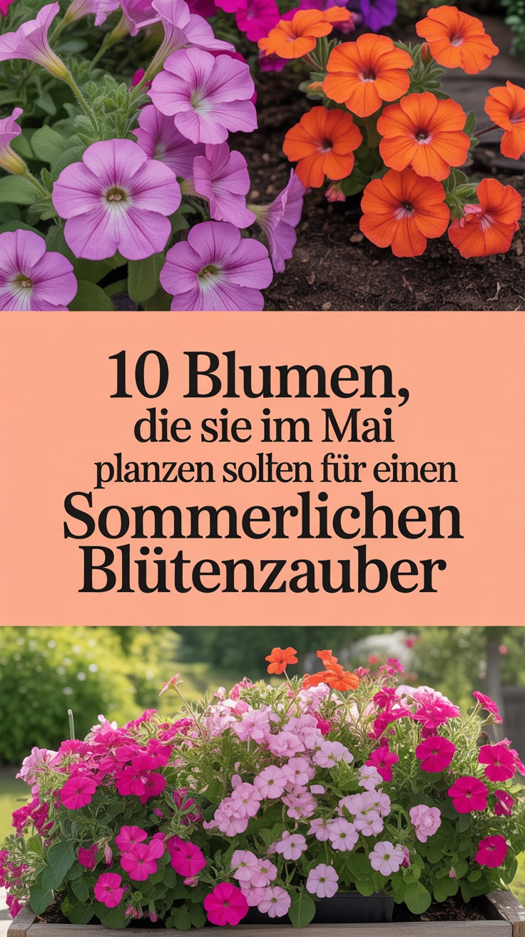 10 Blumen, die Sie im Mai pflanzen sollten für einen sommerlichen Blütenzauber