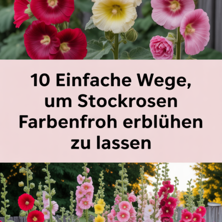 10 Einfache Wege, um Stockrosen Farbenfroh Erblühen zu Lassen