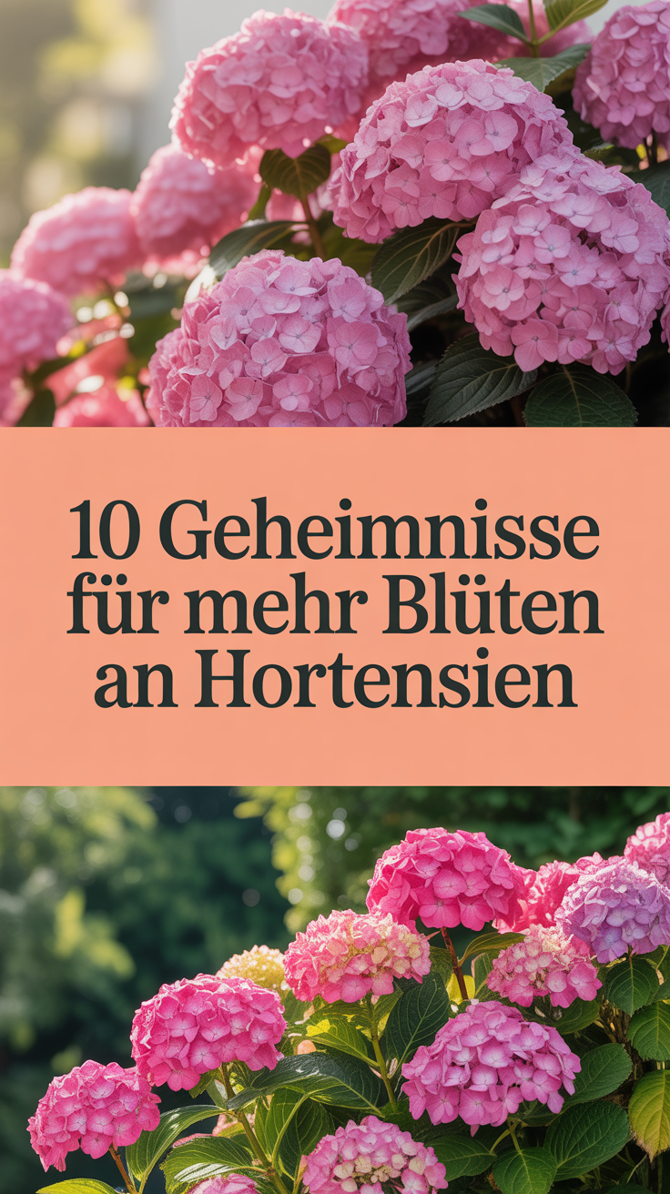10 Geheimnisse für mehr Blüten an Hortensien