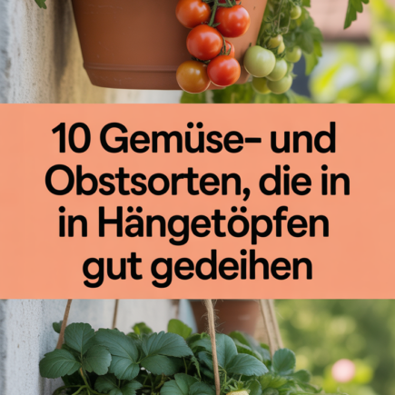 10 Gemüse- und Obstsorten, die in Hängetöpfen gut gedeihen