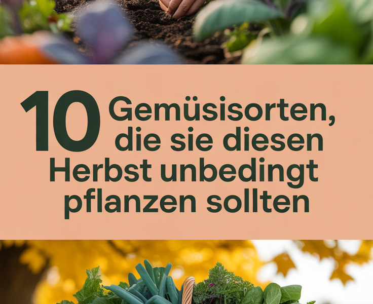 10 Gemüsesorten, die Sie diesen Herbst unbedingt pflanzen sollten
