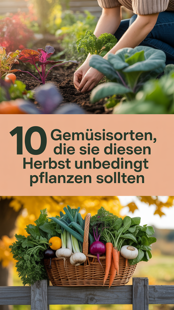 10 Gemüsesorten, die Sie diesen Herbst unbedingt pflanzen sollten