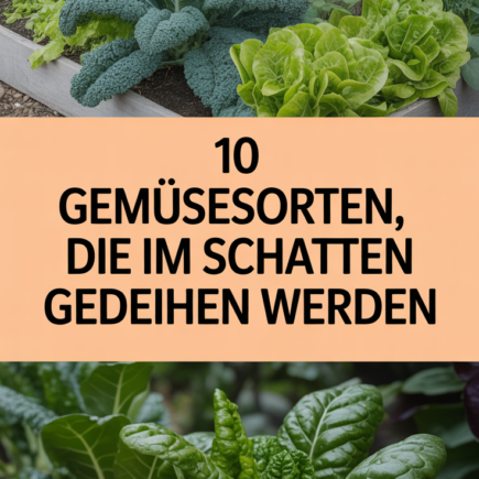 10 Gemüsesorten, die im Schatten gedeihen werden
