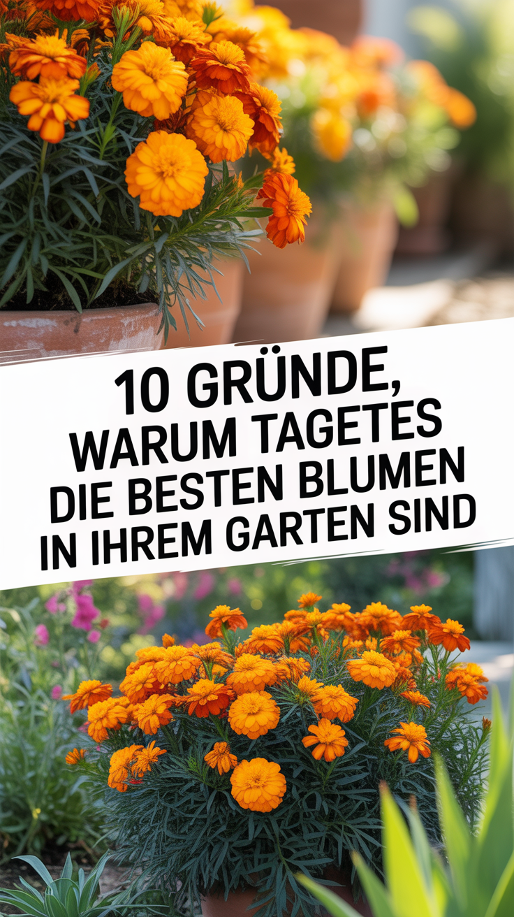 10 Gründe, warum Tagetes die besten Blumen in Ihrem Garten sind