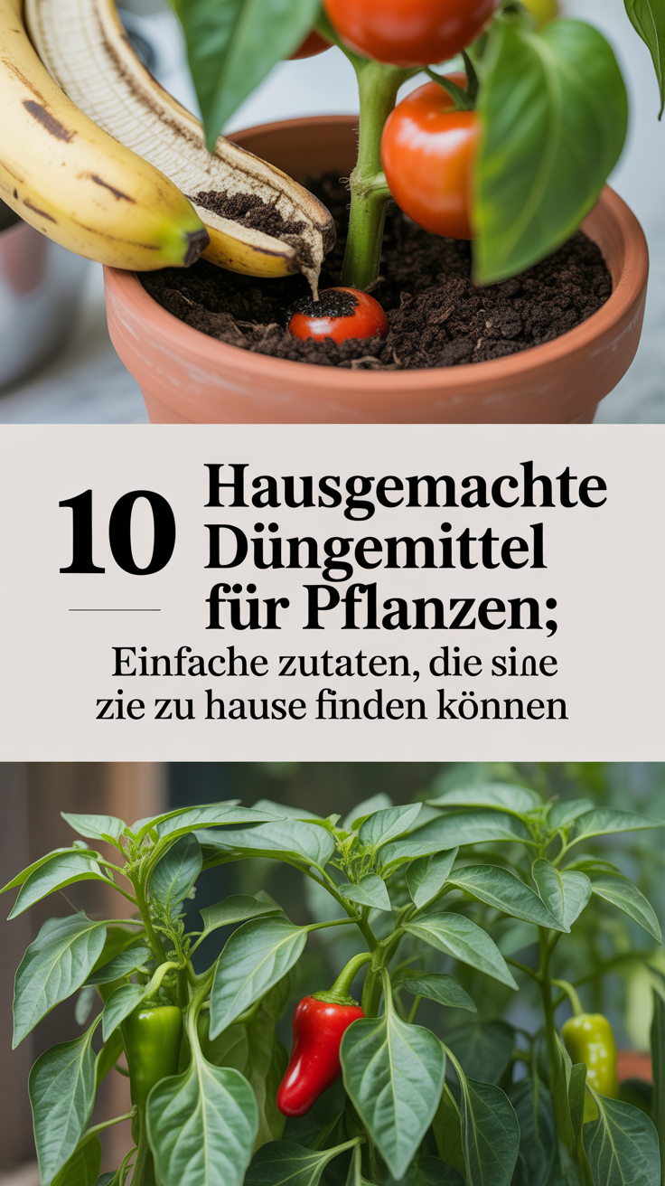 10 Hausgemachte Düngemittel für Pflanzen: Einfache Zutaten, die Sie zu Hause finden können