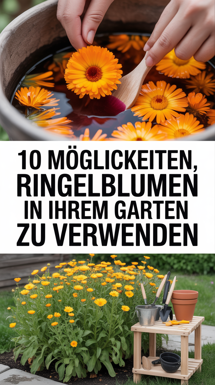 10 Möglichkeiten, Ringelblumen in Ihrem Garten zu verwenden