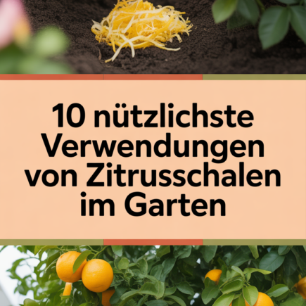 10 Nützlichste Verwendungen von Zitrusschalen im Garten