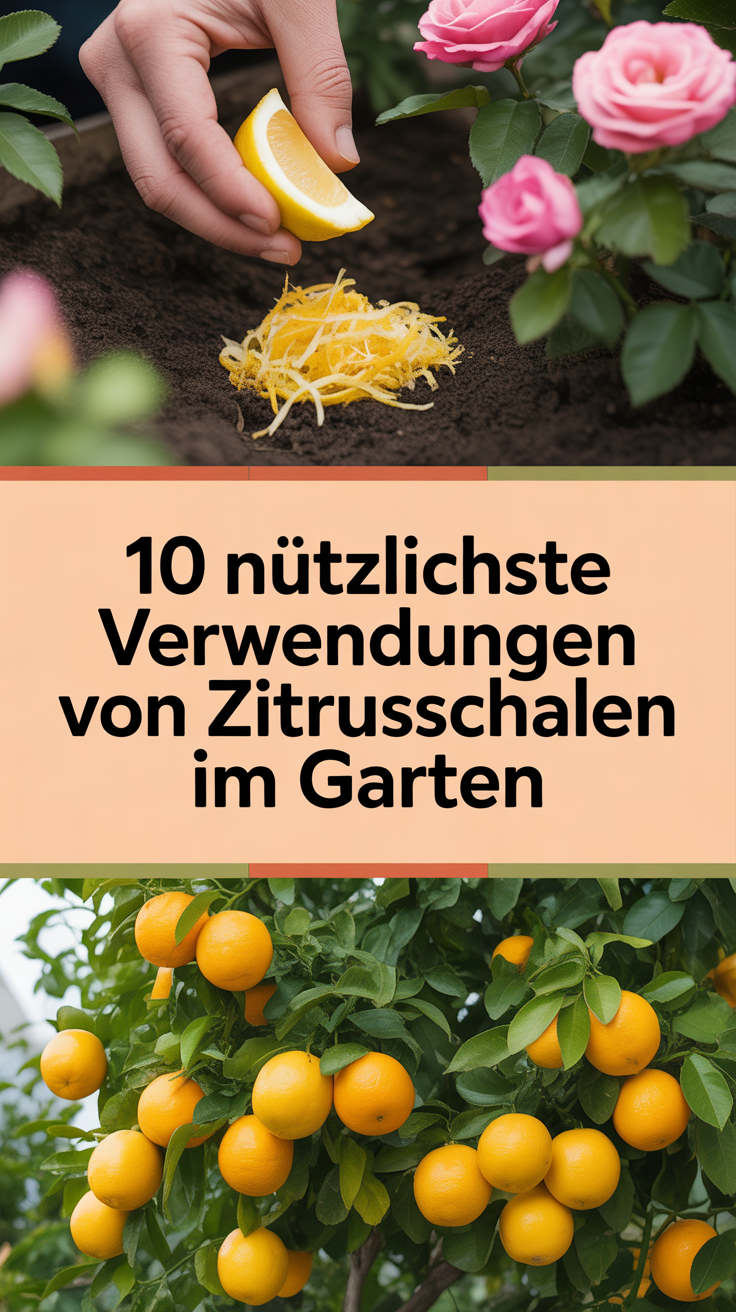 10 Nützlichste Verwendungen von Zitrusschalen im Garten