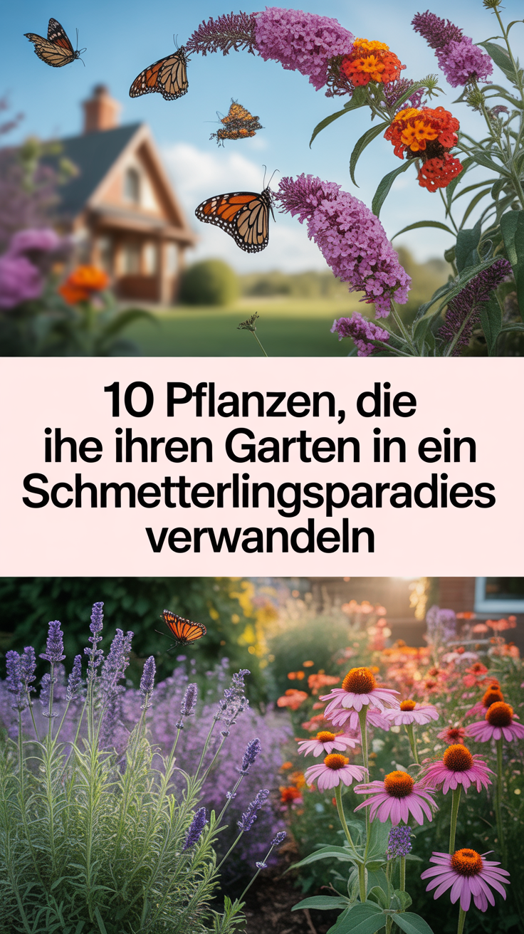 10 Pflanzen, die Ihren Garten in ein Schmetterlingsparadies verwandeln