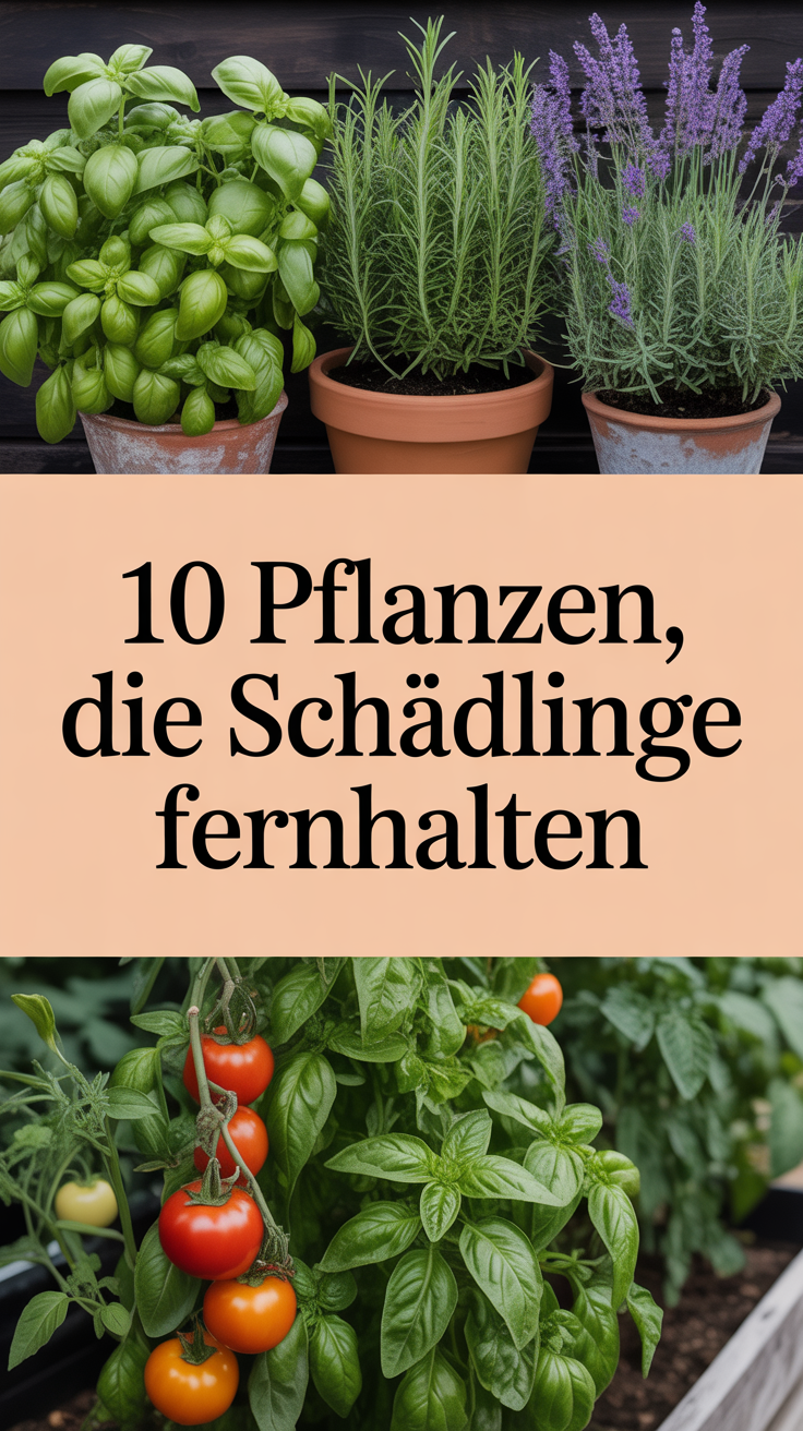 10 Pflanzen, die Schädlinge fernhalten