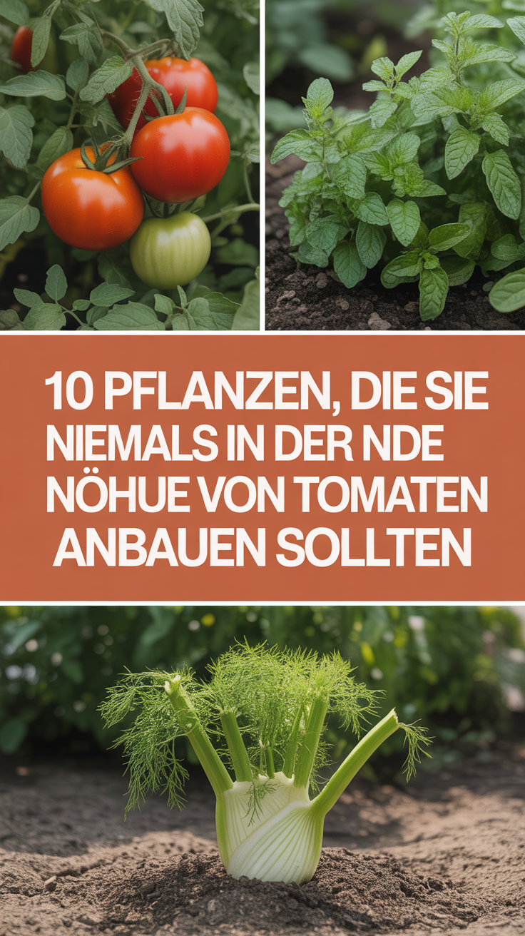 10 Pflanzen, die Sie niemals in der Nähe von Tomaten anbauen sollten