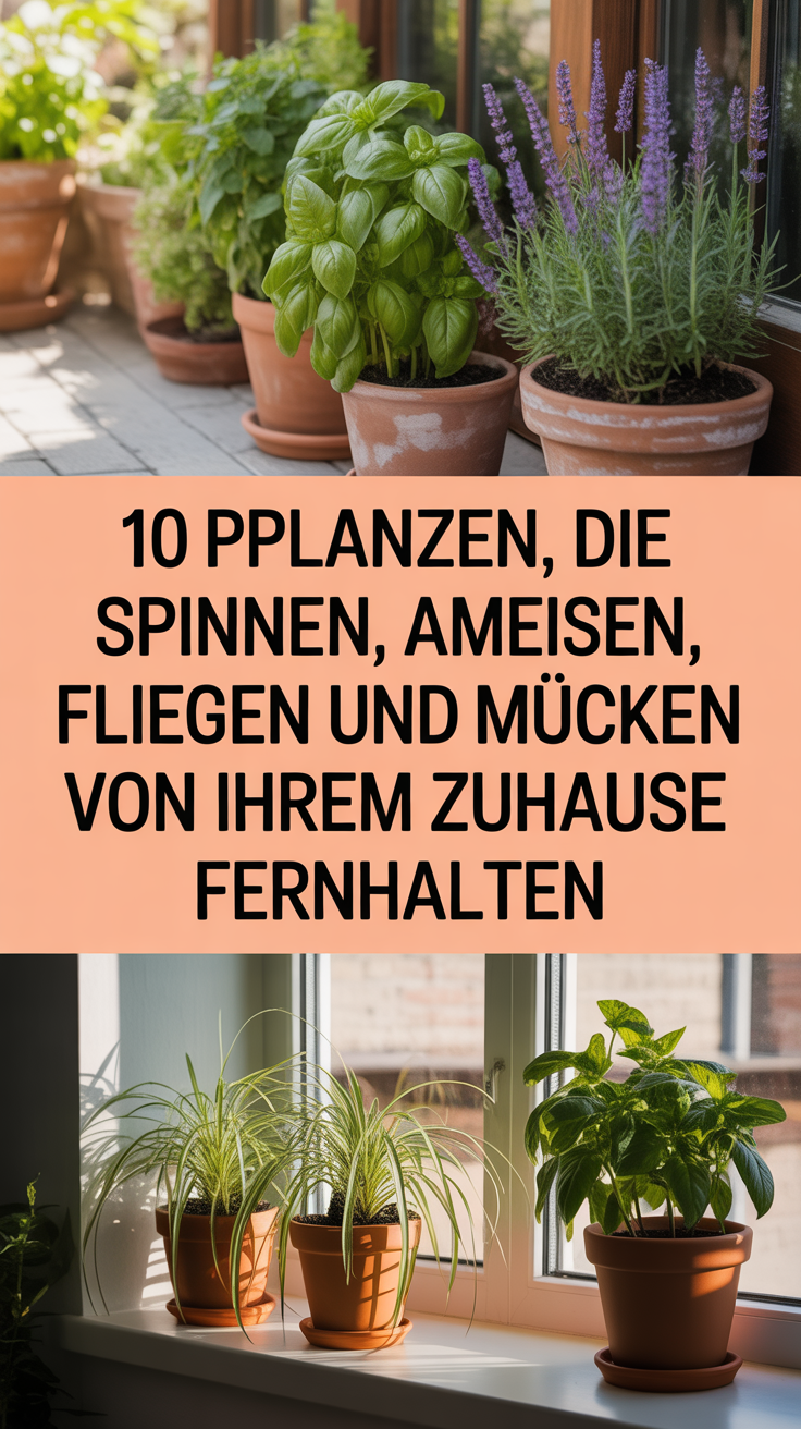 10 Pflanzen, die Spinnen, Ameisen, Fliegen und Mücken von Ihrem Zuhause fernhalten