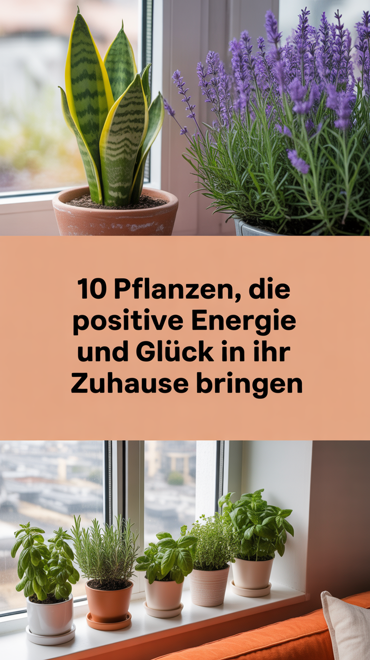 10 Pflanzen, die positive Energie und Glück in Ihr Zuhause bringen