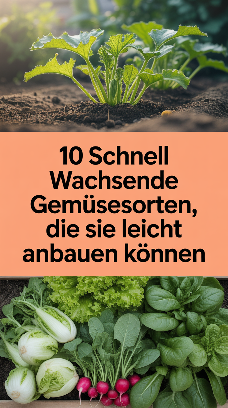 10 Schnell wachsende Gemüsesorten, die Sie leicht anbauen können