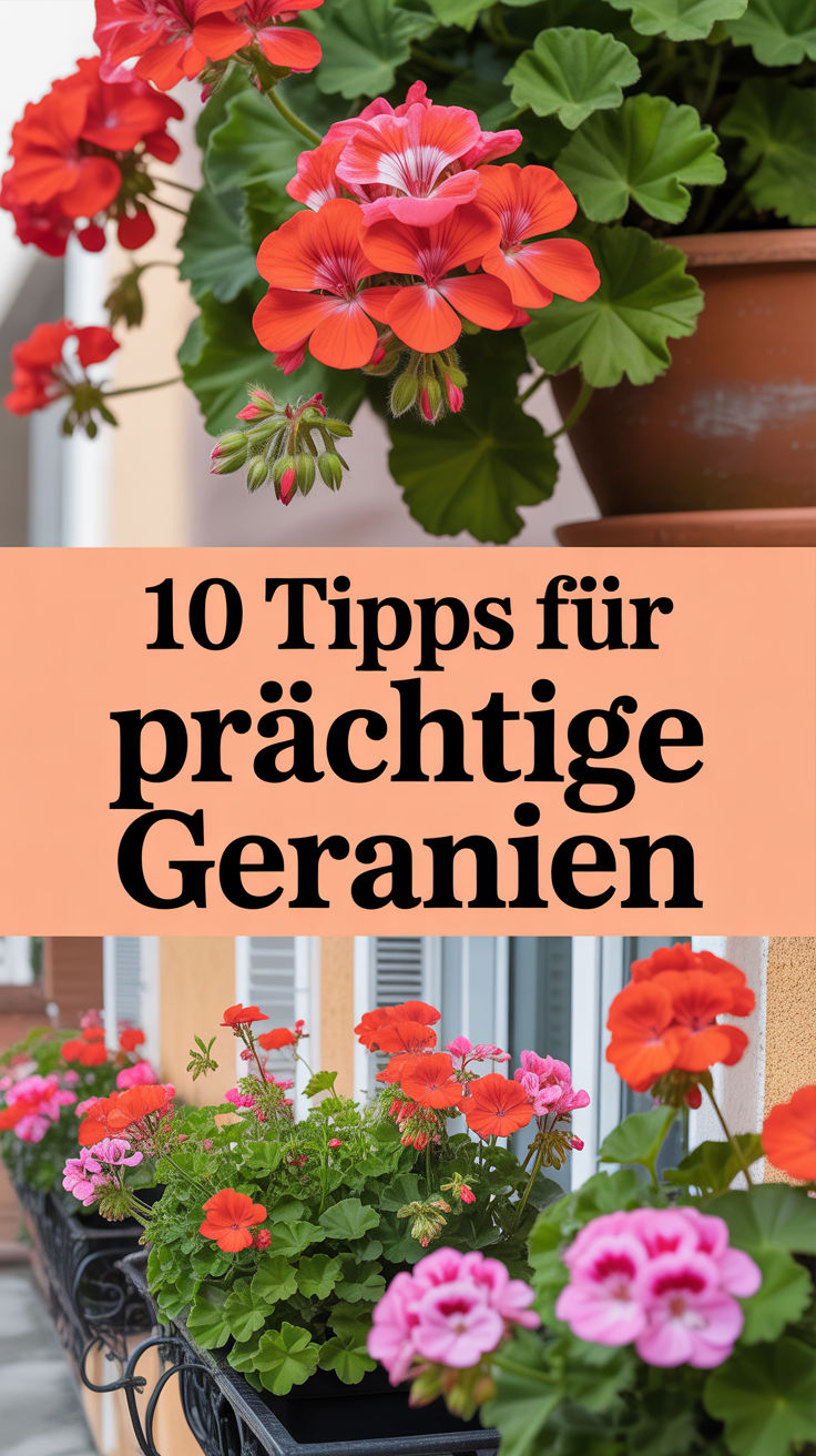 10 Tipps für prächtige Geranien