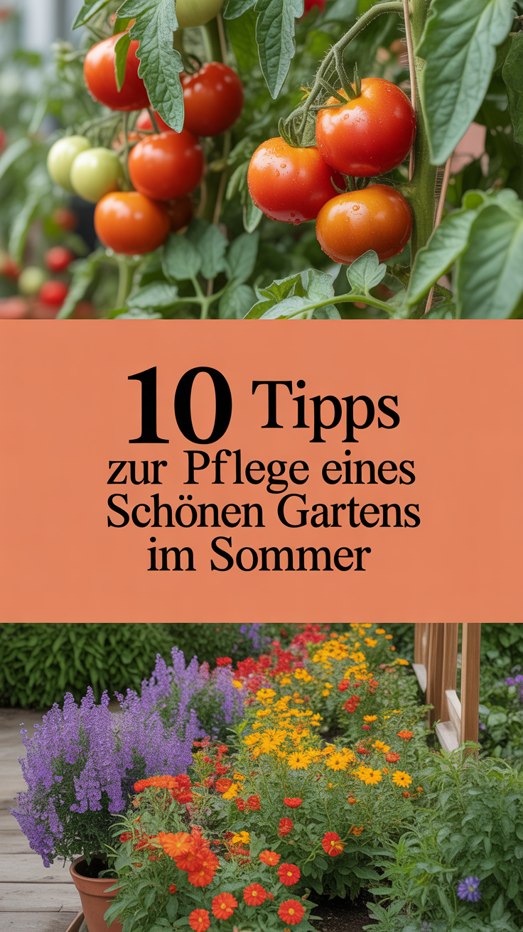 10 Tipps zur Pflege eines schönen Gartens im Sommer