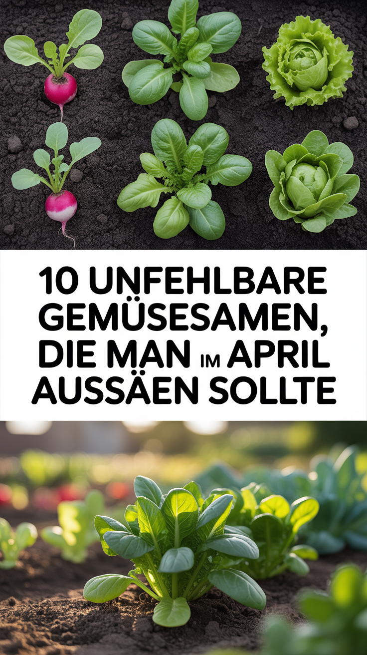 10 Unfehlbare Gemüsesamen, die man im April aussäen sollte