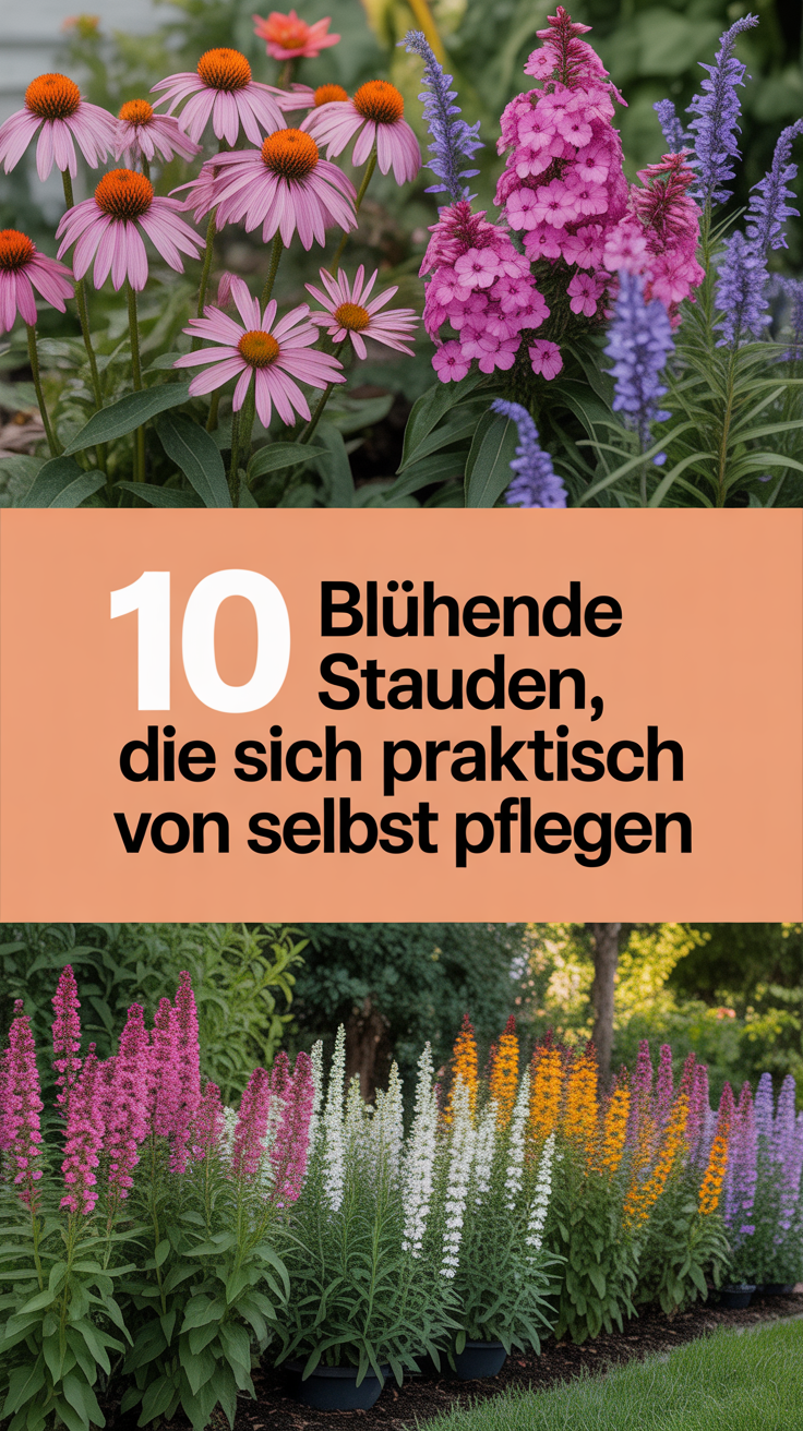 10 blühende Stauden, die sich praktisch von selbst pflegen