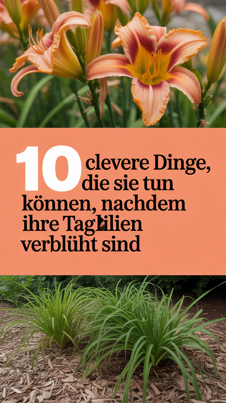 10 clevere Dinge, die Sie tun können, nachdem Ihre Taglilien verblüht sind