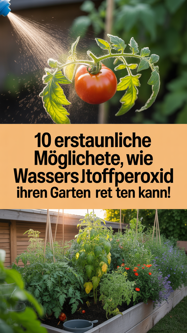 10 erstaunliche Möglichkeiten, wie Wasserstoffperoxid Ihren Garten retten kann!