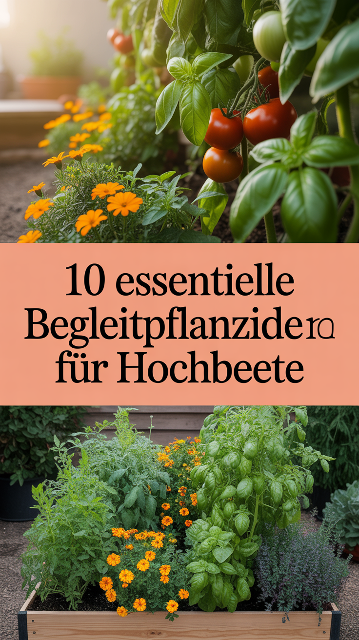 10 essentielle Begleitpflanzideen für Hochbeete