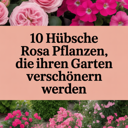 10 hübsche rosa Pflanzen, die Ihren Garten verschönern werden