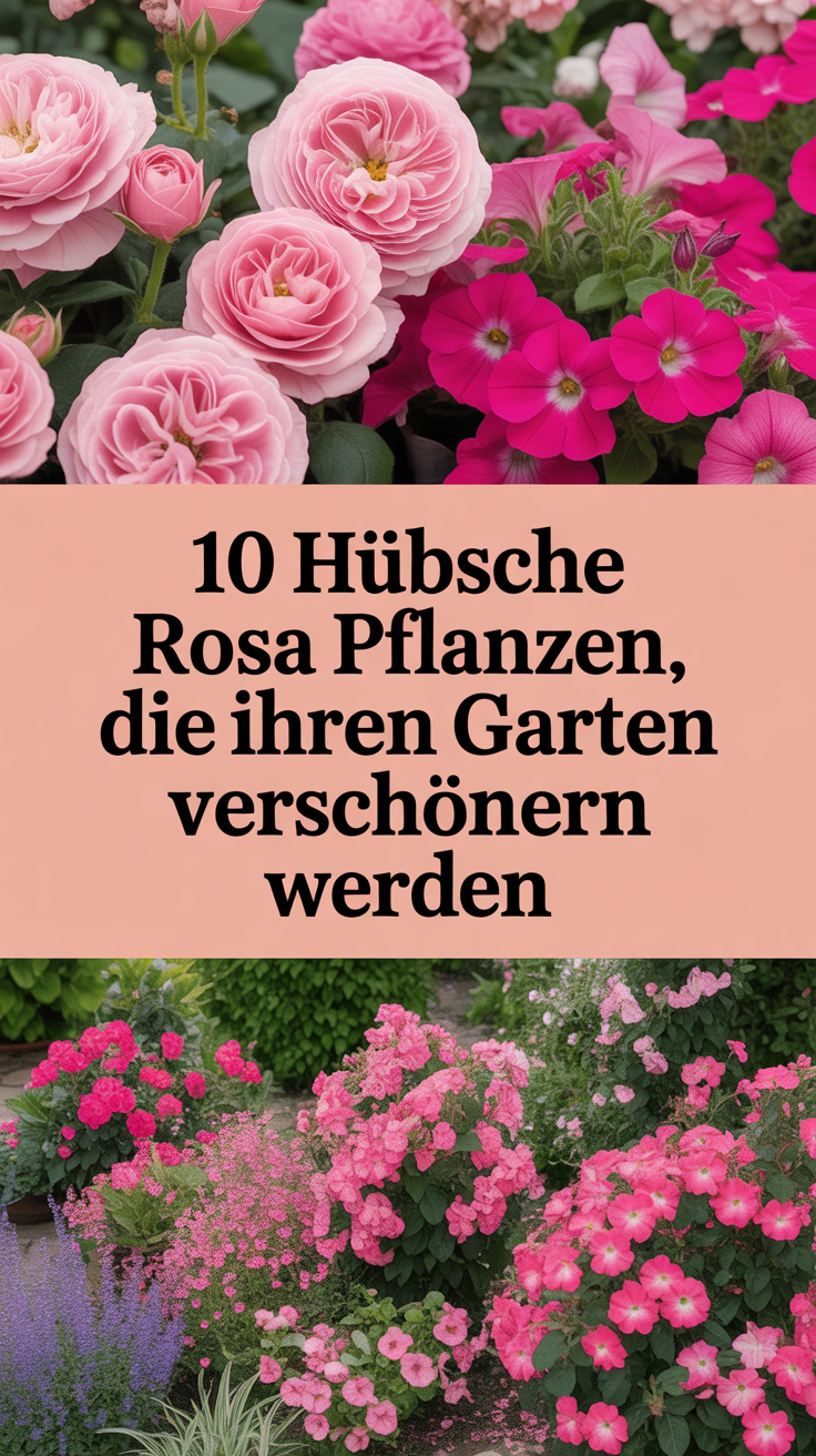 10 hübsche rosa Pflanzen, die Ihren Garten verschönern werden