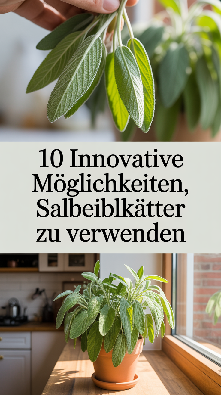 10 innovative Möglichkeiten, Salbeiblätter zu verwenden
