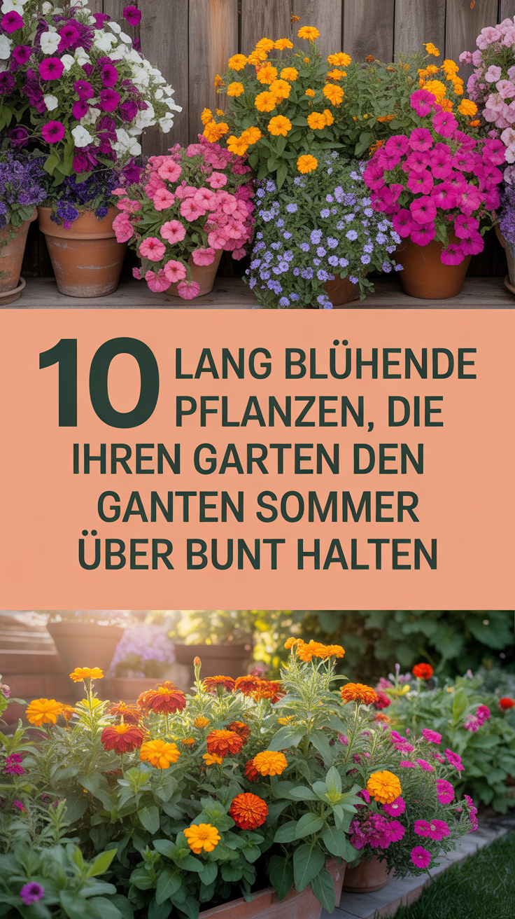 10 lang blühende Pflanzen, die Ihren Garten den ganzen Sommer über bunt halten