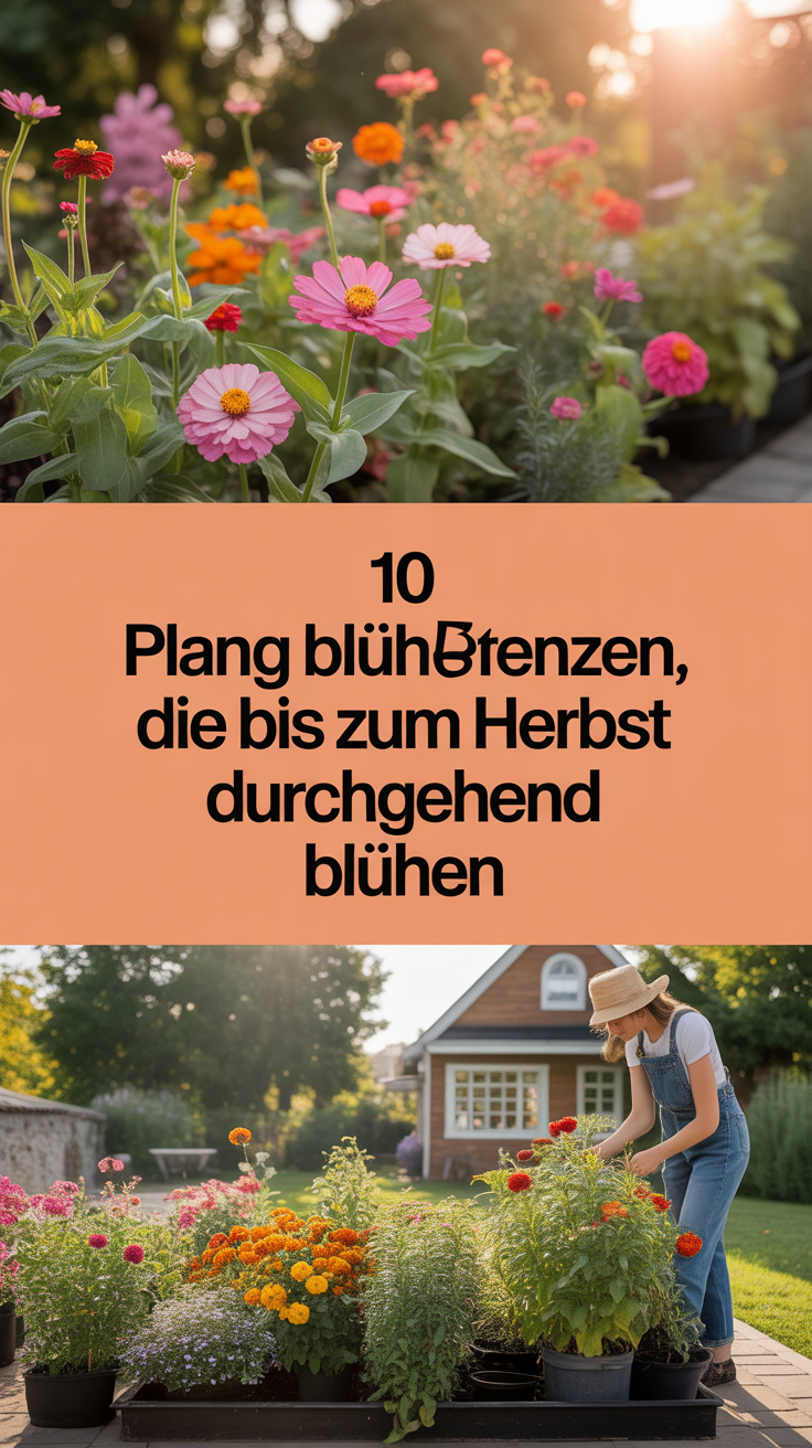 10 lang blühende Pflanzen, die bis zum Herbst durchgehend blühen