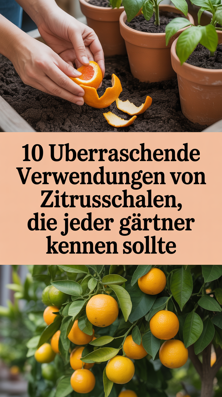10 überraschende Verwendungen von Zitrusschalen, die jeder Gärtner kennen sollte