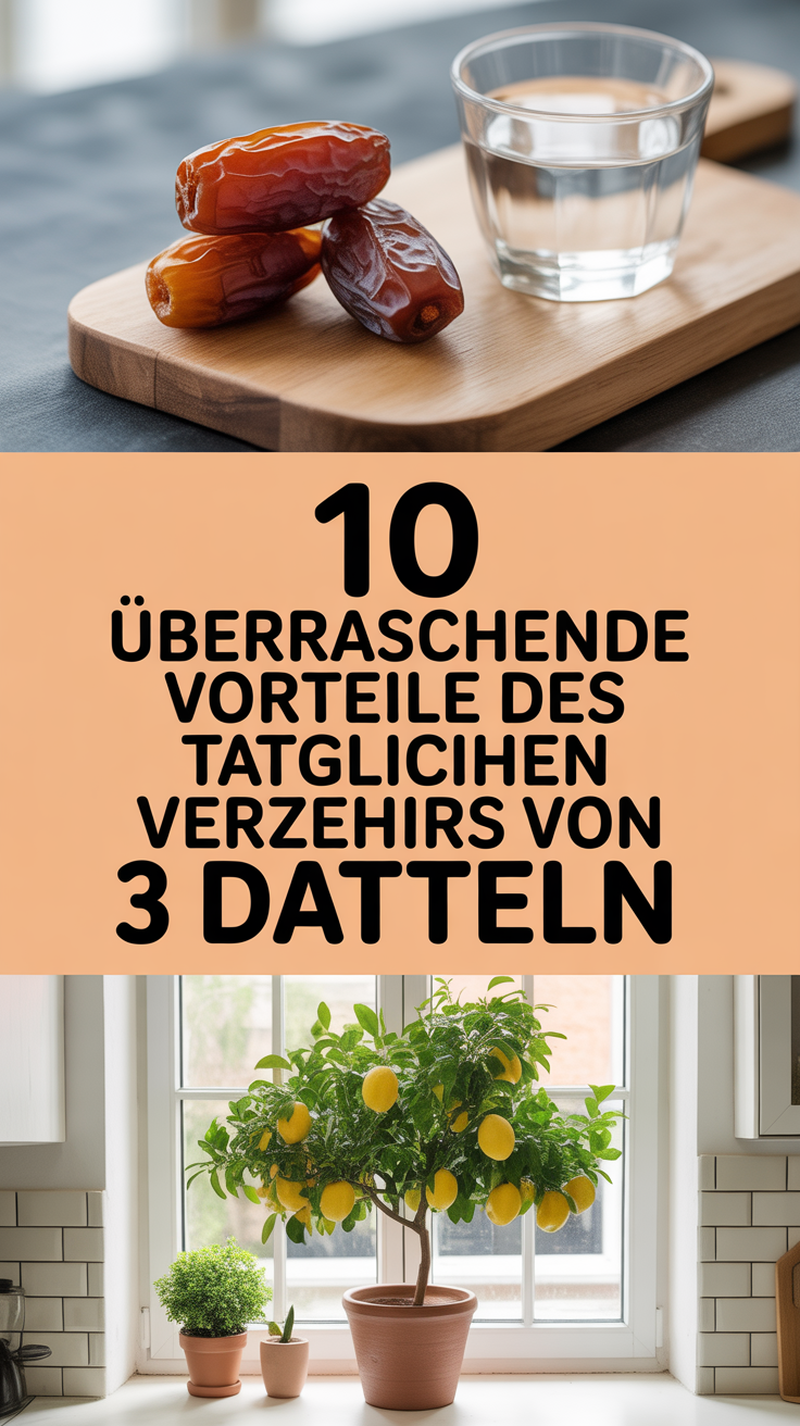 10 überraschende Vorteile des täglichen Verzehrs von 3 Datteln