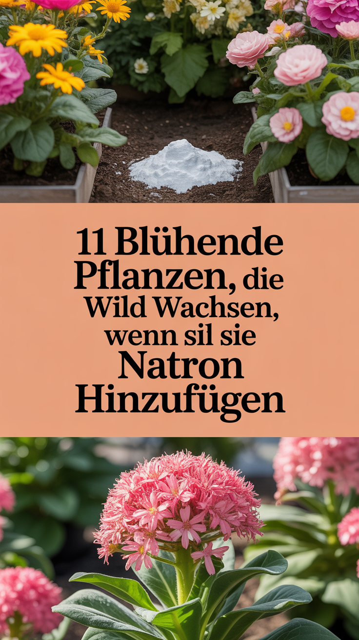 11 Blühende Pflanzen, die wild wachsen, wenn Sie Natron hinzufügen
