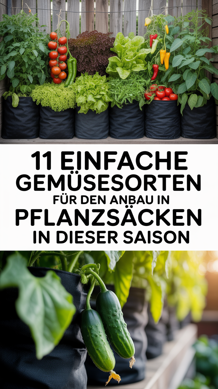 11 Einfache Gemüsesorten für den Anbau in Pflanzsäcken in dieser Saison