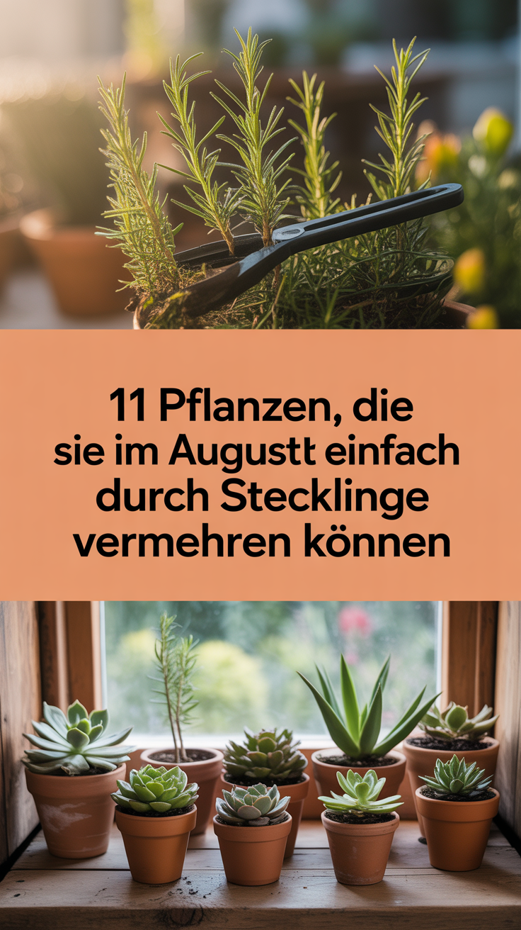 11 Pflanzen, die Sie im August einfach durch Stecklinge vermehren können
