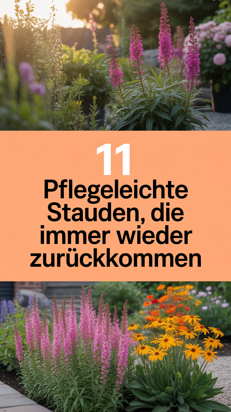 11 Pflegeleichte Stauden, die immer wieder zurückkommen