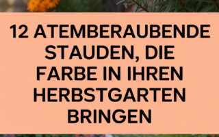 12 Atemberaubende Stauden, die Farbe in Ihren Herbstgarten bringen