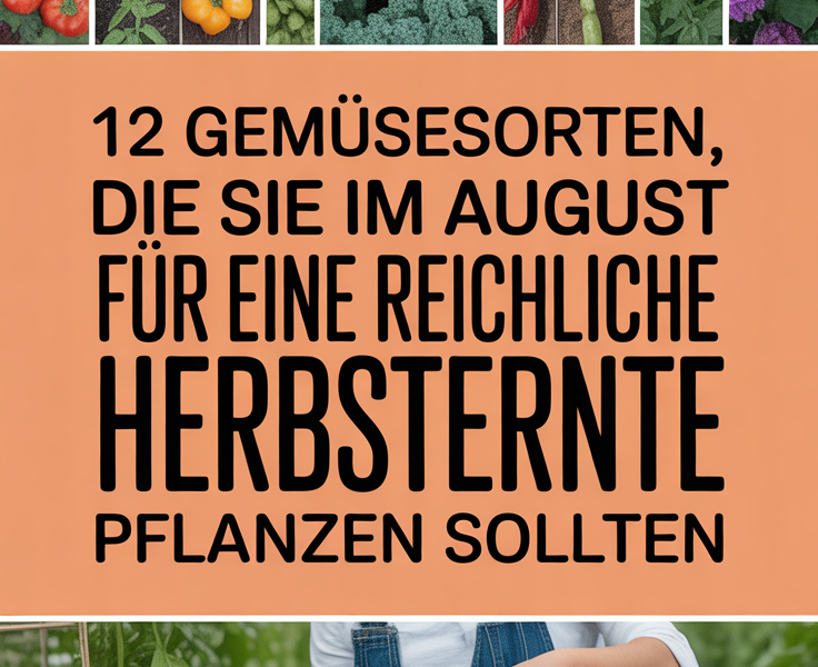 12 Gemüsesorten, die Sie im August für eine reichliche Herbsternte pflanzen sollten