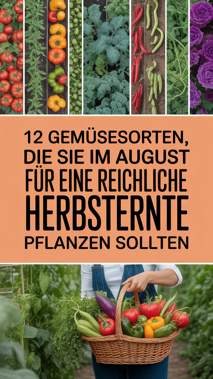 12 Gemüsesorten, die Sie im August für eine reichliche Herbsternte pflanzen sollten