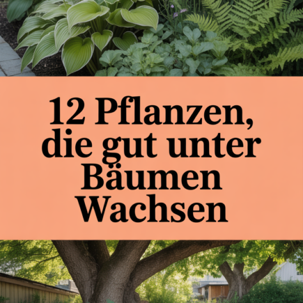 12 Pflanzen, die gut unter Bäumen wachsen