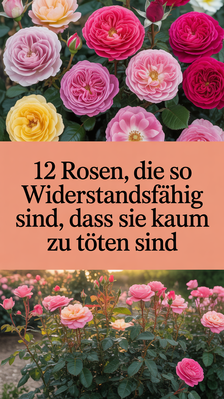 12 Rosen, die so widerstandsfähig sind, dass sie kaum zu töten sind