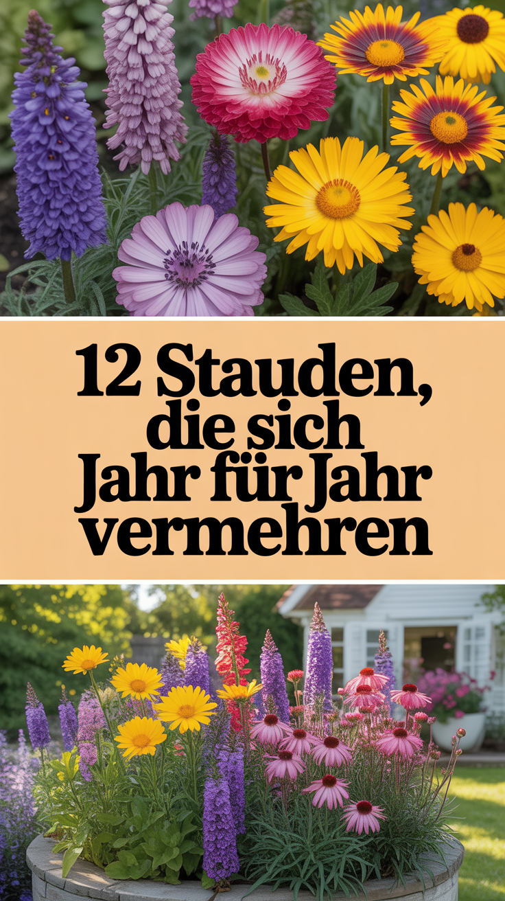 12 Stauden, die sich Jahr für Jahr vermehren
