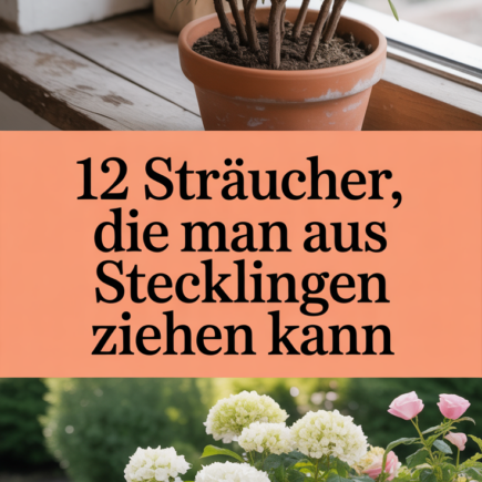 12 Sträucher, die man aus Stecklingen ziehen kann