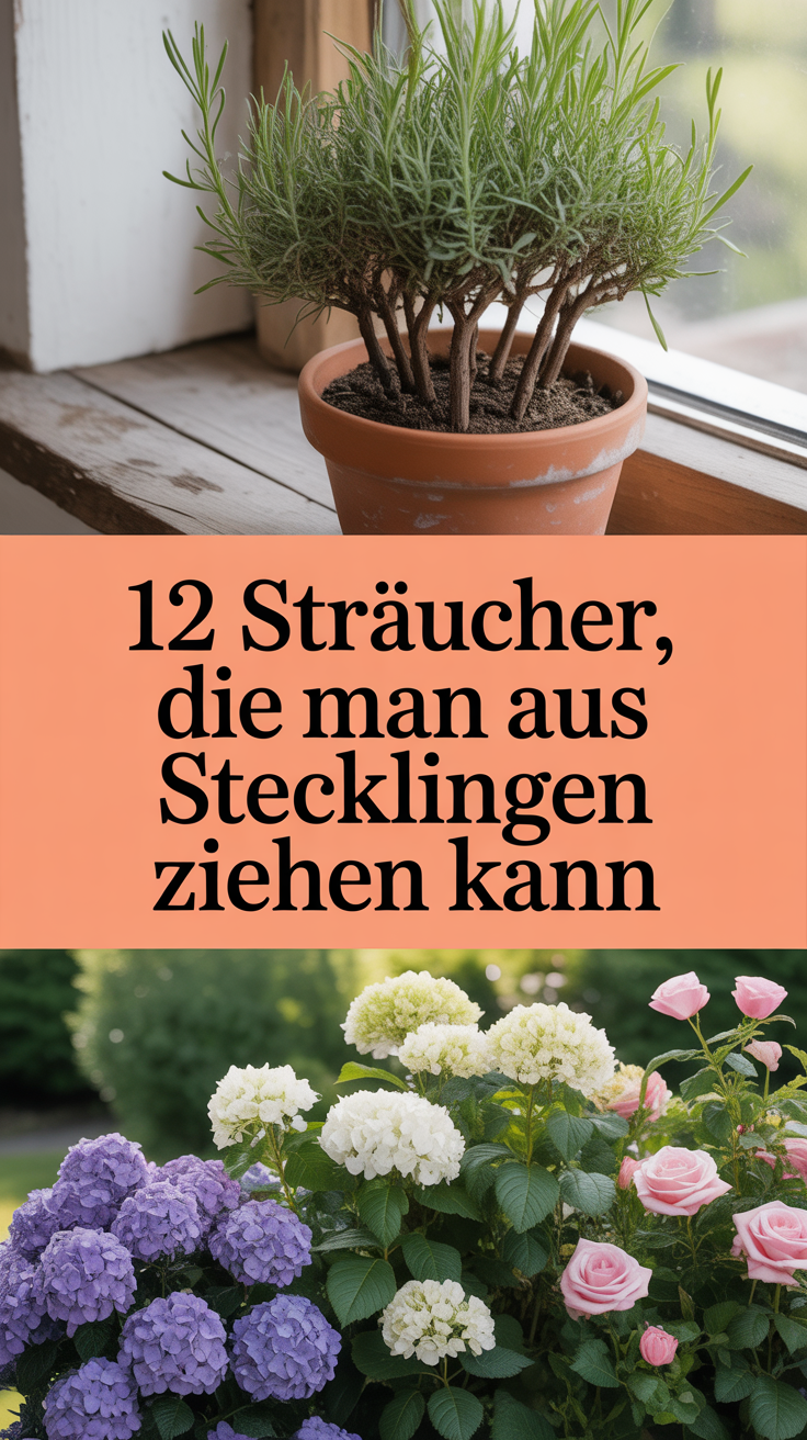 12 Sträucher, die man aus Stecklingen ziehen kann