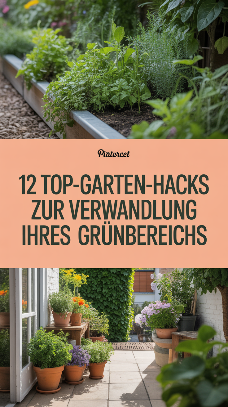 12 Top-Garten-Hacks zur Verwandlung Ihres Grünbereichs