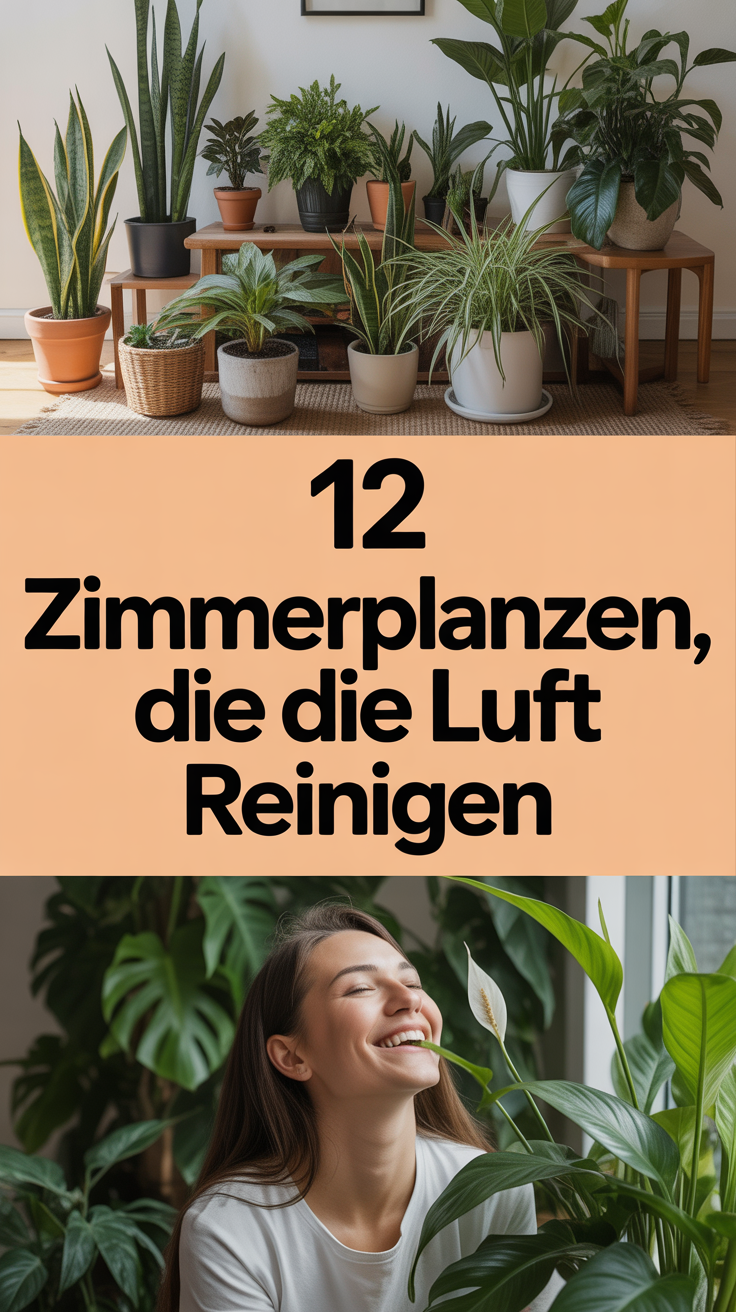 12 Zimmerpflanzen, die die Luft reinigen